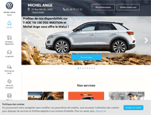 Tablet Screenshot of michelange-paris16.com